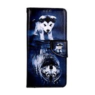 TopQ Xiaomi Redmi Note 13 Pro 5G book case Reflection of the wolf 121415 - Phone Case