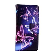 TopQ Case Xiaomi Redmi Note 13 5G book Blue with butterflies 121379 - Phone Case