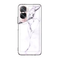 TopQ Cover Honor 90 Lite 5G Solid Marble White 122986 - Phone Cover