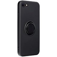 TopQ Cover RING Iphone SE 2022 black 123690 - Phone Cover