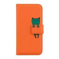 TopQ Xiaomi Redmi 14C book case orange with flip-flop 132682 - Phone Case