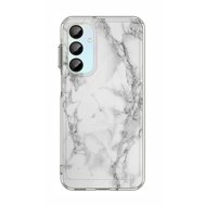 TopQ Cover STYLE Samsung A16 solid Marble white 132376 - Phone Cover
