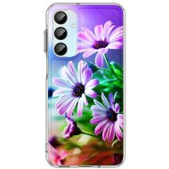 TopQ Cover Image Samsung A16 Image solid Purple flowers 132364 - Phone Cover