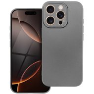 TopQ Cover Metallic iPhone 16 Pro grey 134127 - Phone Cover