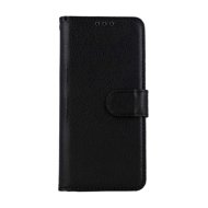 TopQ Case Samsung S24 FE book black with buckle 134459 - Phone Case