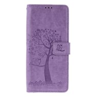 TopQ Case Xiaomi Redmi 14C book Light purple tree owls 132392 - Phone Case