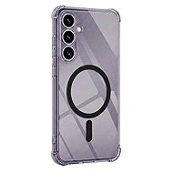 TopQ Samsung S24 Durable Case Transparent Dark - Phone Cover