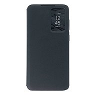 TopQ SmartView Book Case for Samsung S25 Edge - Black - Phone Case
