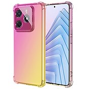 TopQ Cover Xiaomi Redmi Note 14 5G Shock rainbow pink-yellow 136642 - Phone Cover