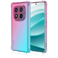 TopQ Cover Xiaomi Redmi Note 14 Pro+ 5G Shock rainbow mint-pink 136943 - Phone Cover