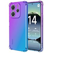TopQ Cover Xiaomi Redmi Note 14 Shock rainbow purple-blue 136551 - Phone Cover