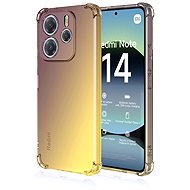 TopQ Kryt Xiaomi Redmi Note 14 Shock dúhový purpurovo-žltý 136553 - Kryt na mobil
