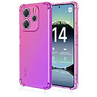 TopQ Cover Xiaomi Redmi Note 14 Shock rainbow pink-purple 136550 - Phone Cover