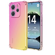 TopQ Cover Xiaomi Redmi Note 14 Shock rainbow pink-yellow 136554 - Phone Cover