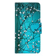 TopQ Case Samsung A36 Blue with flowers 138460 - Phone Case