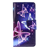 TopQ Case Xiaomi Redmi Note 14 book Blue with butterflies 137258 - Phone Case