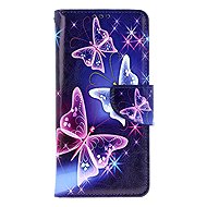 TopQ Case Xiaomi Redmi Note 14 Pro 5G book Blue with butterflies 137322 - Phone Case