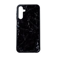 TopQ Marble Samsung A15 solid Smoky Black 128706 - Phone Cover