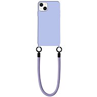 TopQ Minimalist Wrist Strap iPhone 14 blue 126658 - Phone Cover