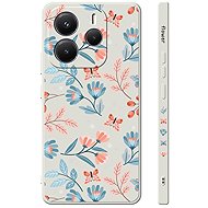 TopQ Cover Design Xiaomi Redmi Note 14 5G Romantic flowers 136662 - Phone Cover