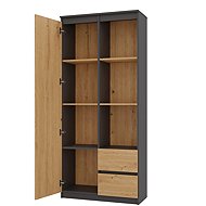 Topeshop White Shelf RS-80 anthracite Artisan - Shelving Unit