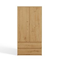 Topeshop Wardrobe Malwa SS-90 Oak Artisan - Wardrobe