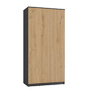 Topeshop Wardrobe Malwa SD-90 Antracit Artisan - Wardrobe