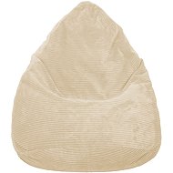 TopKing Lincoln corduroy sofa bag, beige, 125 cm - Bean Bag