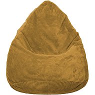 TopKing Lincoln corduroy sofa, mustard, 125 cm - Bean Bag