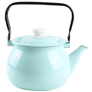 TORO Enamel Teapot, 2,5l, Turquoise - Tea Kettle