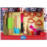 TORO Children's baking set 20 pcs red - Toy Kitchen Utensils