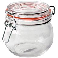 TORO GLASS BOX, PATENT CAP, 450ML - Storage Jar