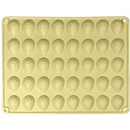 Toro Silicone mould walnut 33,5 × 25,8 × 1,3 cm 40 pcs cream - Mould
