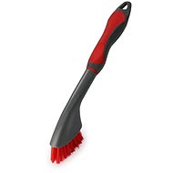 TORO DISH BRUSH, FLAT, RED/GREY 25X2,5X11,5CM - Dish Brush