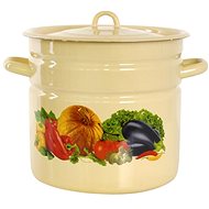 Toro Casserole with Enamel Lid 12l, Beige 4416241 - Gastro Saucepan