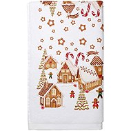 Toro Gingerbread Village Tea Towel - Kitchen Towel
