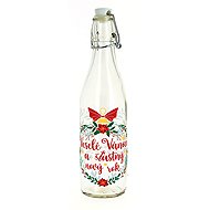 Toro Bottle with Swing Top 1L Merry Christmas - Liquor Bottle