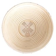 TORO BREAD BAG 21X8CM ROUND RATTAN WOODEN BOTTOM - Proofing Basket