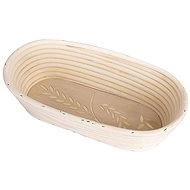 TORO BREAD BAG 26X13X9CM OVAL RATTAN WOODEN BOTTOM - Proofing Basket