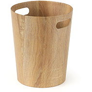 TORO Waste basket 25 × 25 × 30 cm wood colour - Rubbish Bin
