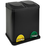 TORO Sorted waste basket black 30 l - Rubbish Bin