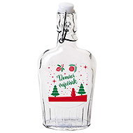 Toro Flask with snap cap 300 ml "Homemade eggnog" - Hip Flask