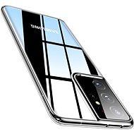 Torras Crystal Clear Samsung Galaxy S21 Ultra készülékhez, Clear - Mobiltelefon tok