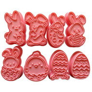 TORO Set mit 8 Oster-Ausstechformen - Ausstechform