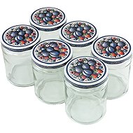 TORO Set of 6 jars for preserving 540 ml with lid - Canning Jar