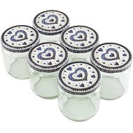 TORO Set of 6 jars for preserving 425 ml with lid - Canning Jar