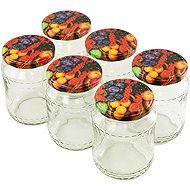 TORO Set of 6 jars for preserving 720 ml with lid - Canning Jar