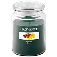 Provence Candle in Glass with Lid 510g, Spices - Candle