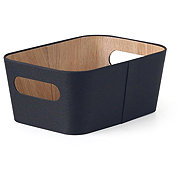 TORO Storage basket 26 × 18 × 11 cm, black - Storage Box
