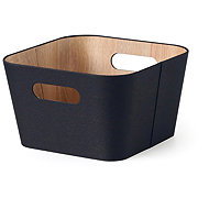 TORO Storage basket 27 × 27 × 16 cm, black - Storage Box